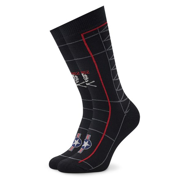 Heel Tread Visoke unisex čarape Heel Tread Blackbird Crna