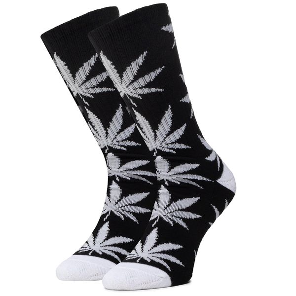 HUF Visoke unisex čarape HUF Essentials Plantlife Sock SK00298 r.OS Black