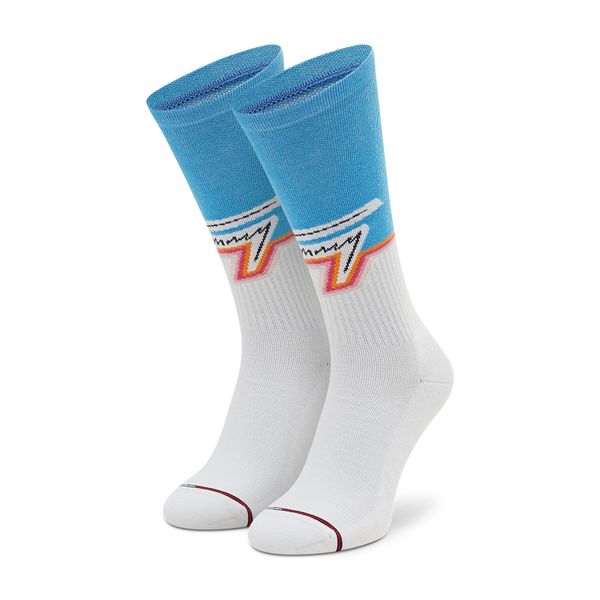 Tommy Jeans Visoke unisex čarape Tommy Jeans 701218414 Blue/Pink 002