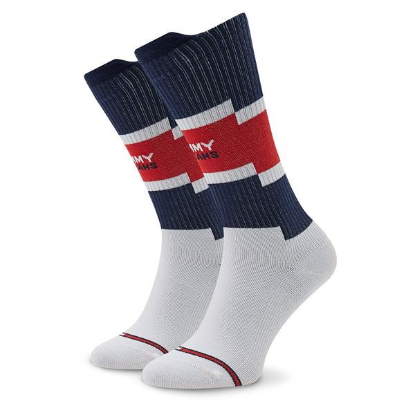 Tommy Jeans Visoke unisex čarape Tommy Jeans 701220283 Navy 001