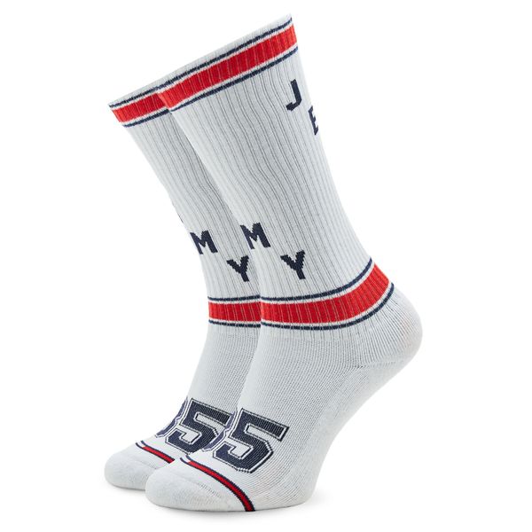 Tommy Jeans Visoke unisex čarape Tommy Jeans 701223426 White 001