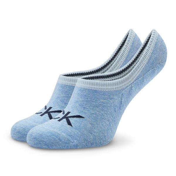 Calvin Klein Ženske niske čarape Calvin Klein 701218773 Light Blue Melange 005