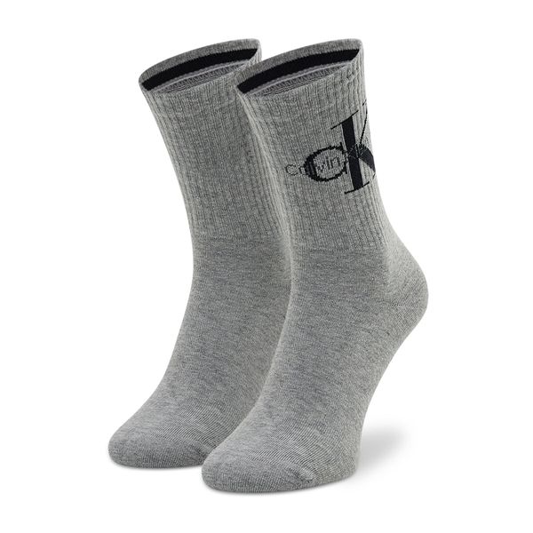 Calvin Klein Jeans Ženske visoke čarape Calvin Klein Jeans 701218750 Light Grey Melange 005