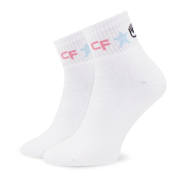 Chiara Ferragni Ženske visoke čarape Chiara Ferragni 73SB0J23 Bright White 007