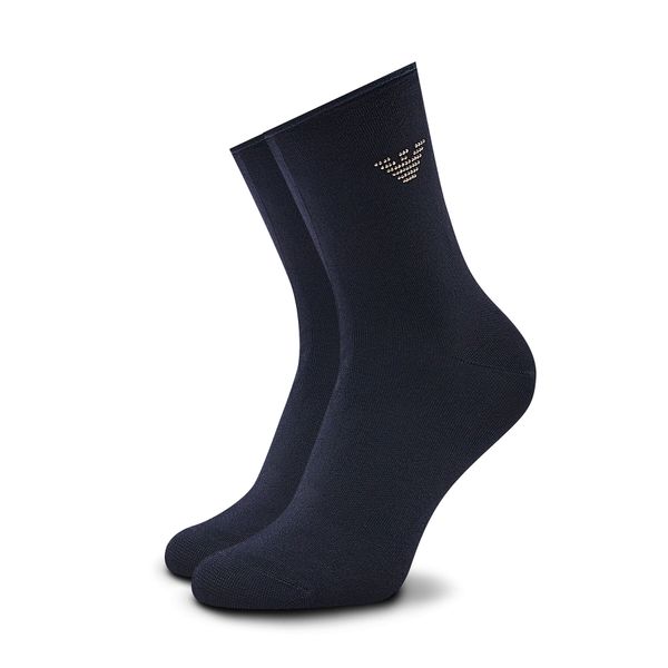 Emporio Armani Ženske visoke čarape Emporio Armani 292306 2F223 00135 Marine