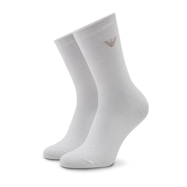 Emporio Armani Ženske visoke čarape Emporio Armani 292306 2F223 09210 Pale Cream