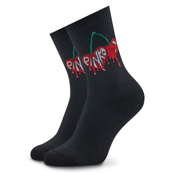 Pinko Ženske visoke čarape Pinko Aimee 101204 A0VD Black/Red Multi ZR3