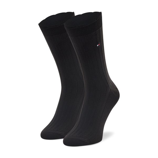 Tommy Hilfiger Ženske visoke čarape Tommy Hilfiger 701220261 Black 002