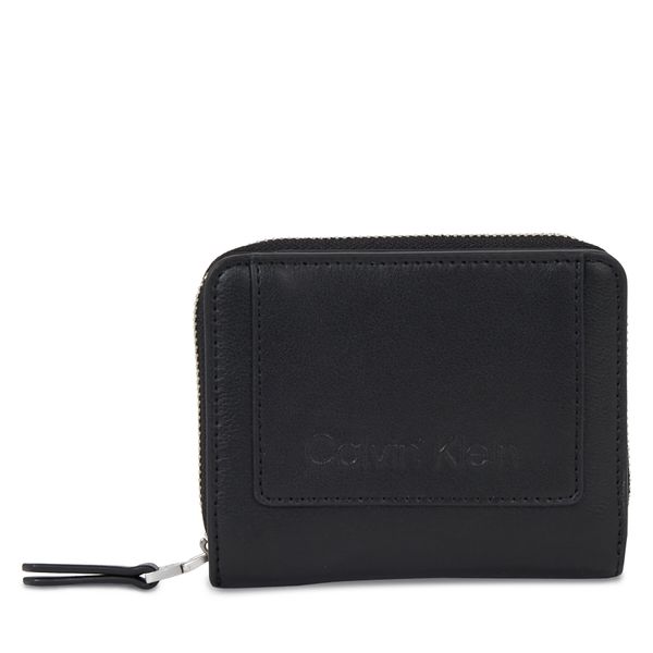 Calvin Klein Ženski novčanik Calvin Klein Ck Set Zip Around W/Flap Md K60K611099 Ck Black BAX