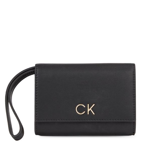 Calvin Klein Ženski novčanik Calvin Klein Re-Lock Bifold & Cardholder Sm K60K611092 Ck Black BAX