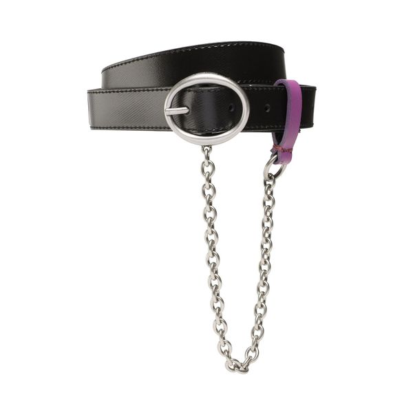 Calvin Klein Jeans Ženski remen Calvin Klein Jeans Round Classic Belt Chain 25mm K60K610360 BDS
