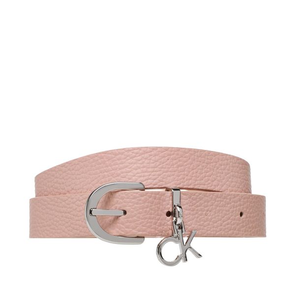 Calvin Klein Ženski remen Calvin Klein Re-Lock Charm Buckle 25Mm Pbl K60K608924 Ružičasta