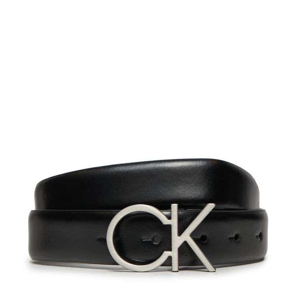 Calvin Klein Ženski remen Calvin Klein Re-Lock Ck Logo Belt 30Mm K60K610157 Crna