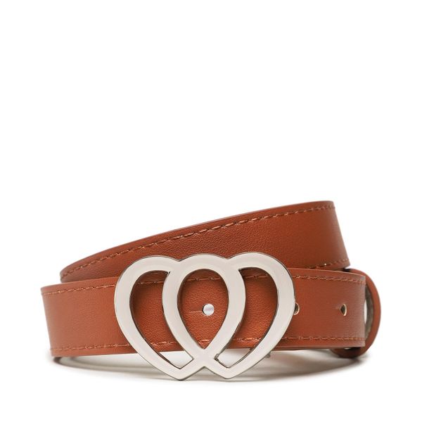 ONLY Ženski remen ONLY Kogpina Heart 15285867 Cognac/Heart Buck