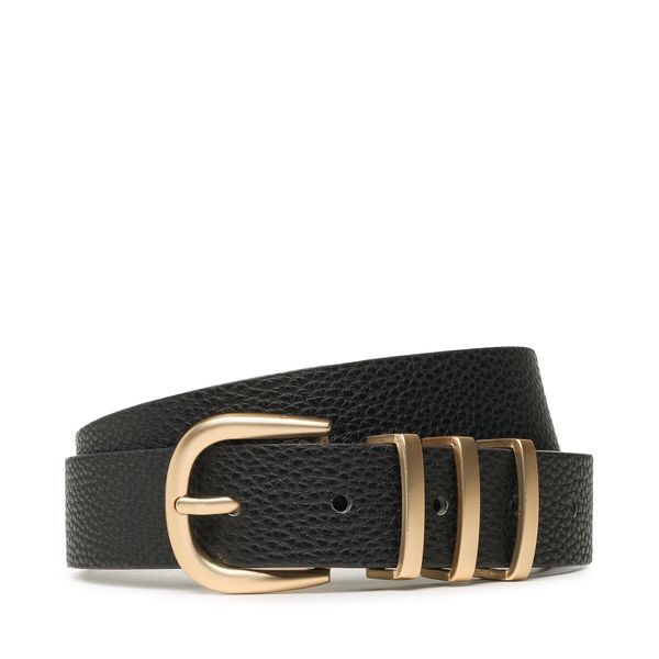 Pieces Ženski remen Pieces Pclea Jeans Belt Noos 17082261 Black/Black w/Go