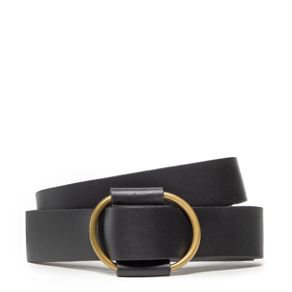 Pieces Ženski remen Pieces Pcpilja Leather Jeans Belt Noos 17076887 Black