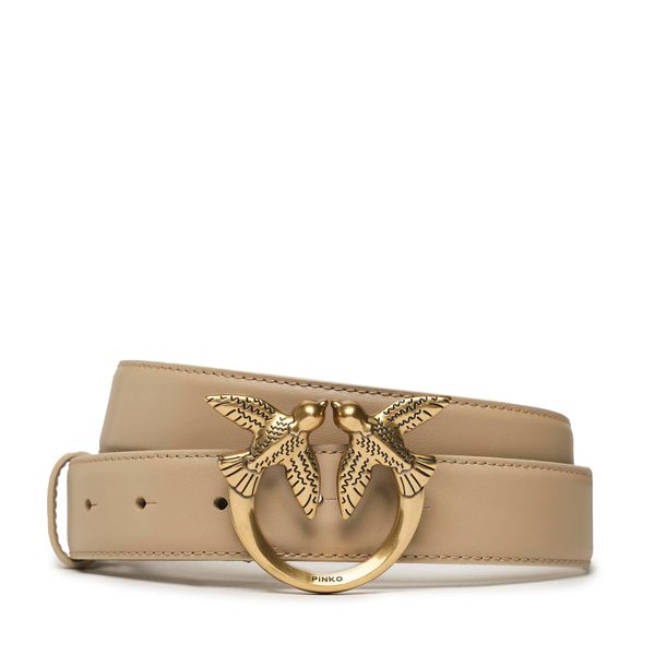 Pinko Ženski remen Pinko Love Berry H3 Belt PE 23 PLT01 100125 A0F1 Bež