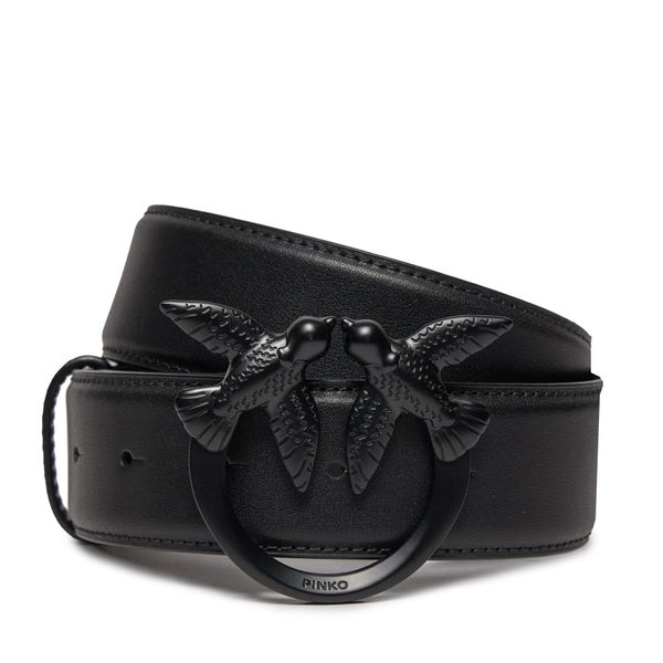 Pinko Ženski remen Pinko Love Berry H4 Belt. PE 24 PLT01 100120 A1K2 Black Z99B