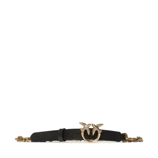 Pinko Ženski remen Pinko Love Day Chain H2 Belt PE 23 PLT01 100133 A0F1 Crna