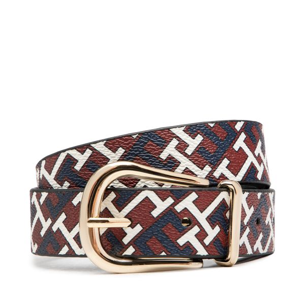 Tommy Hilfiger Ženski remen Tommy Hilfiger Casual Chic Monogram Aop 3.0 AW0AW13965 Smeđa