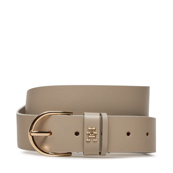Tommy Hilfiger Ženski remen Tommy Hilfiger Essential Effortless 3.5 Gold AW0AW16799 Bež