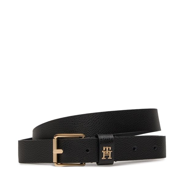 Tommy Hilfiger Ženski remen Tommy Hilfiger Heritage 2.5 AW0AW16350 Crna