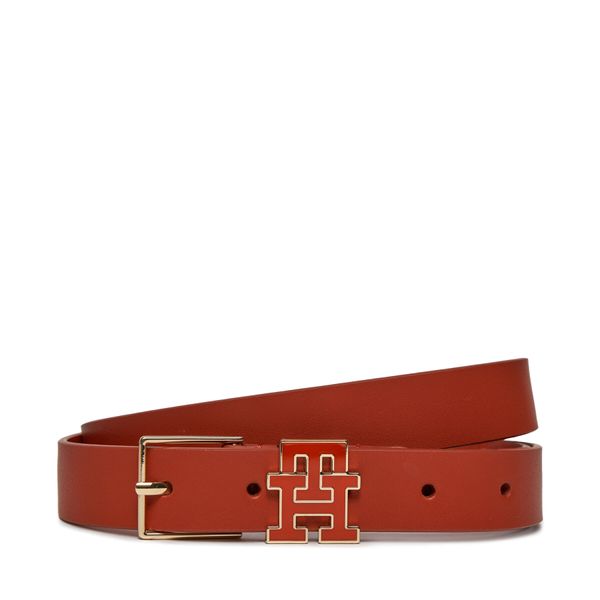 Tommy Hilfiger Ženski remen Tommy Hilfiger Th Central Cc And Coin Fierce Red XND