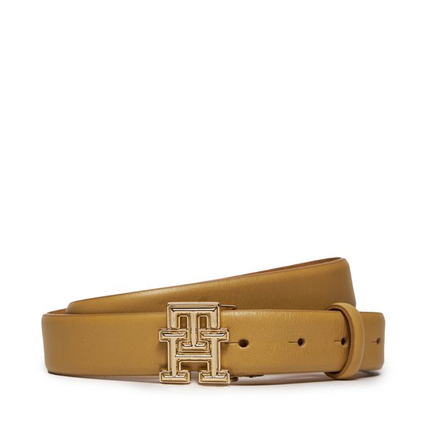 Tommy Hilfiger Ženski remen Tommy Hilfiger Th Logo Bombe 2.5 AW0AW16028 Harvest Wheat ACR