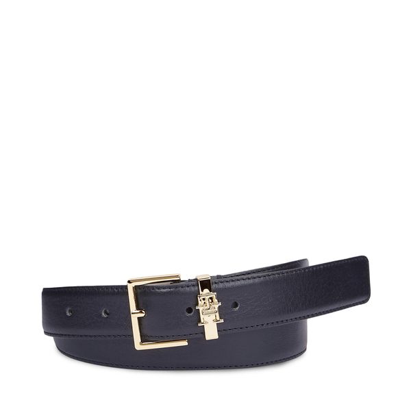 Tommy Hilfiger Ženski remen Tommy Hilfiger Th Square 3.0 AW0AW16188 Black BDS