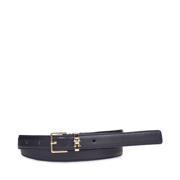 Tommy Hilfiger Ženski remen Tommy Hilfiger Th Square High Waist 2.0 AW0AW16024 Space Blue DW6