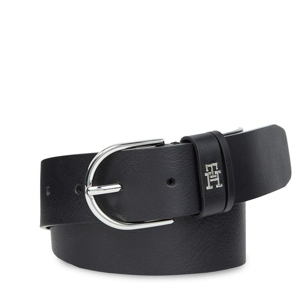 Tommy Hilfiger Ženski remen Tommy Hilfiger Th Timeless 3.5 AW0AW15387 Black BDS