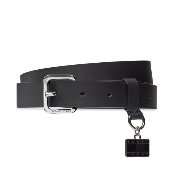 Tommy Jeans Ženski remen Tommy Jeans Tjw Plaque 2.5 AW0AW15837 Black BDS