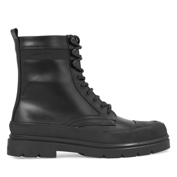 Calvin Klein Zimske čizme Calvin Klein Lace Up Boot High HM0HM01213 Ck Black BEH