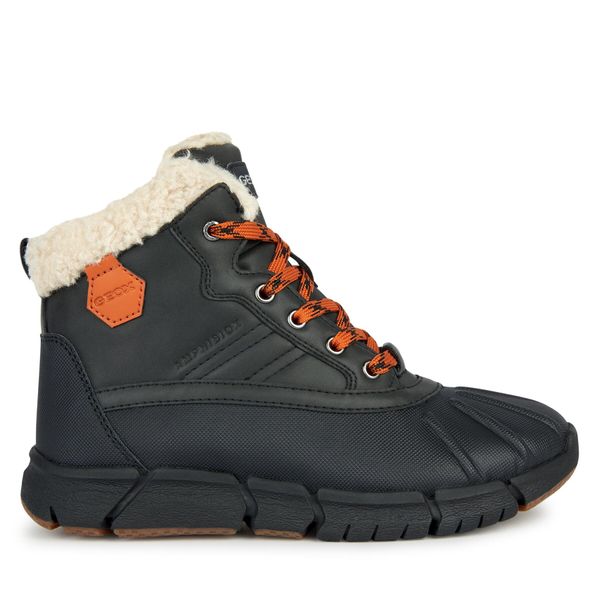 Geox Zimske čizme Geox J Flexyper Boy B Abx J269XE 0ME50 C0038 S Black/Orange