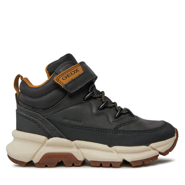 Geox Zimske čizme Geox J Flexyper Plus Boy J36LCG 0MEFU C9241 M Black/Dk Yellow