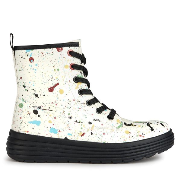 Geox Zimske čizme Geox J Phaolae Girl J16ETA 000BC C0653 S White/Multicolor