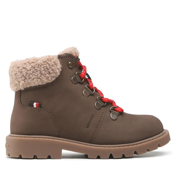 Geox Zimske čizme Geox J Shaylax B. Wpf DJ26HDD 032BH C6229 S Coffee/Dk Beige