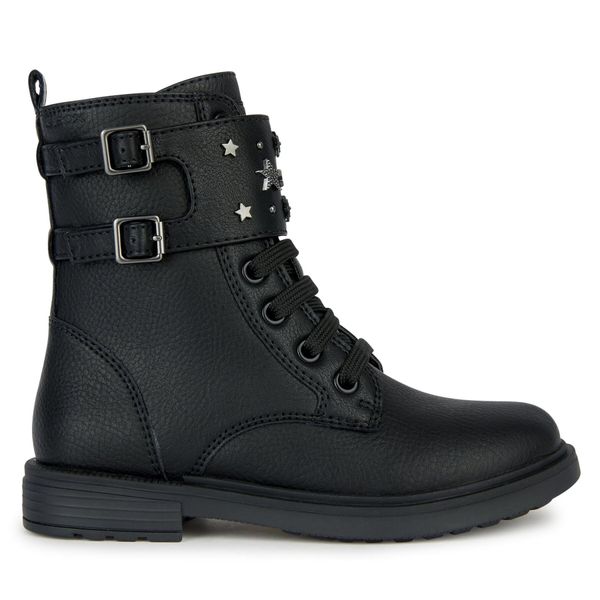 Geox Zimske čizme Geox Jr Eclair J169QD 000BU C9B1G S Black/Gun