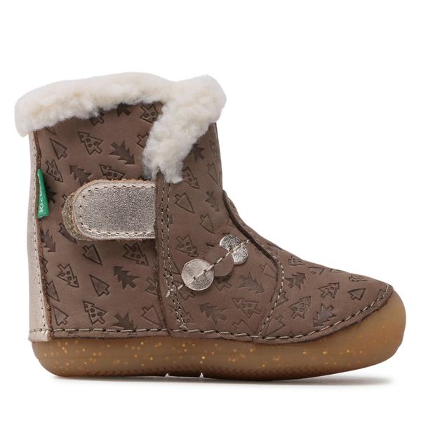 Kickers Zimske čizme Kickers So Windy 909740-10-12 M Taupe Or Fantaisie