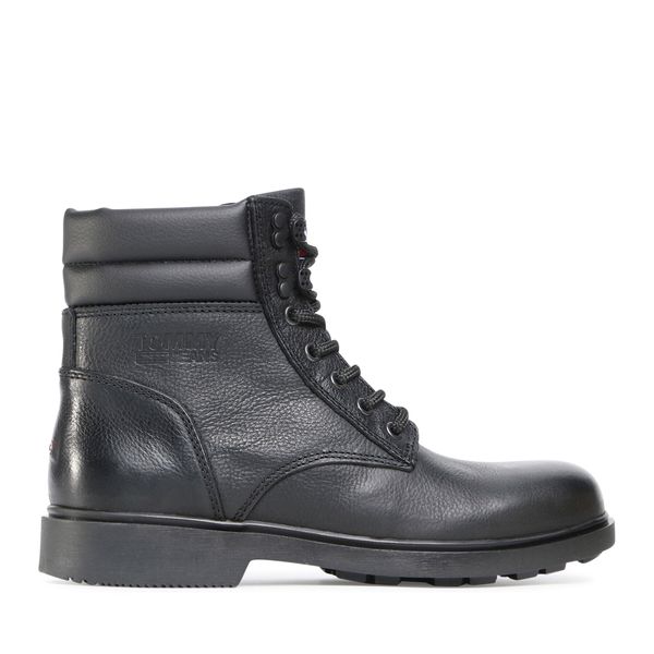 Tommy Jeans Zimske čizme Tommy Jeans Classic Tommy Jeans Lace Up Boot EM0EM00540 Black BDS