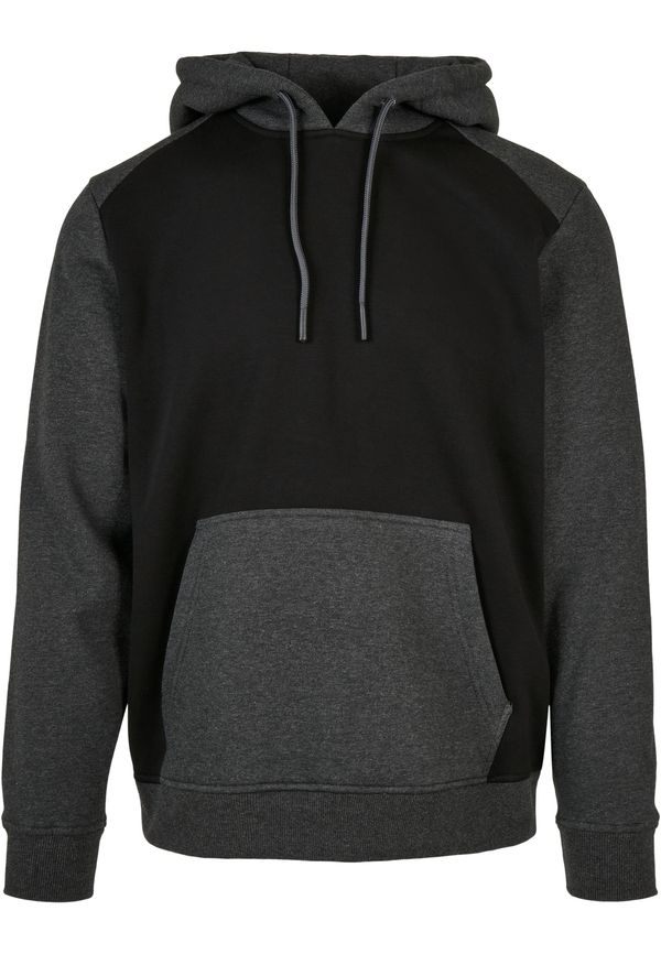 UC Men 2-Tone Raglan Crew Black/Charcoal