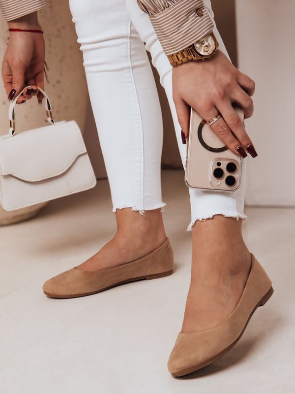 DStreet Baleriny damskie MINIMALL khaki Dstreet