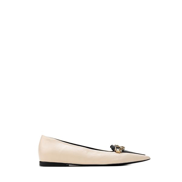 Furla Ballerinas - FURLA MISS MIMI BALLERINA T. 10 - NAPPA+VERNICE beige