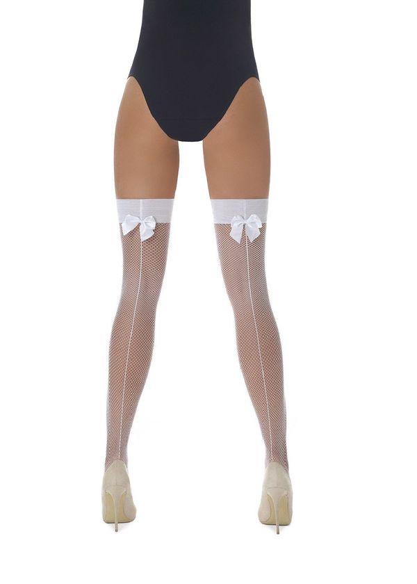 Bas Bleu Bas Bleu Cabaret stockings with seam and bow MIKAELA 20 DEN