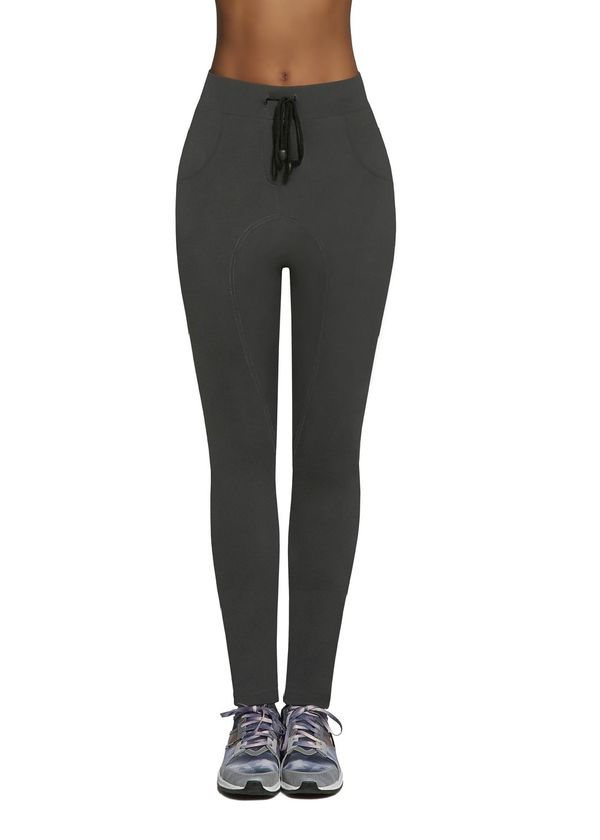 Bas Bleu Bas Bleu Women's sweatpants LORENA with a dropped crotch and pockets