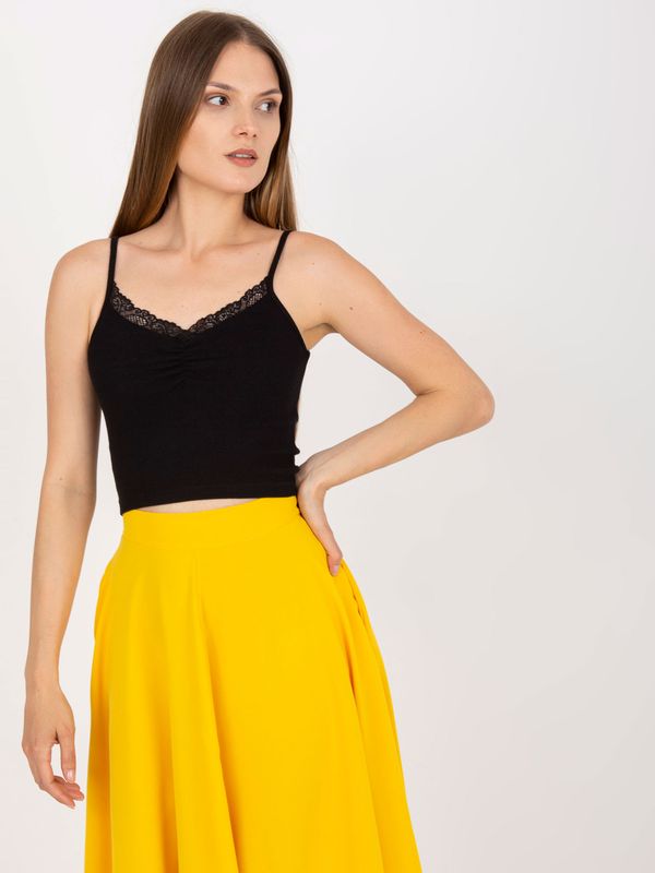 Fashionhunters Basic Black Striped Top RUE PARIS