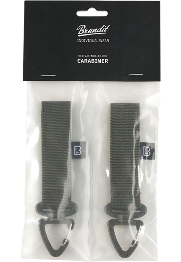 Brandit Belt Snap and Molle Loop 2 Pack Olive