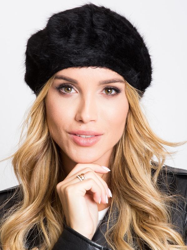 Fashionhunters Beretka Fashionhunters i523_AT-CZ-82.44czarny