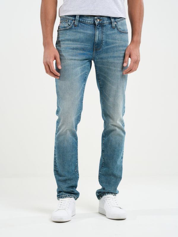 Big Star Big Star Man's Slim Trousers Denim 110771 Medium Denim-342