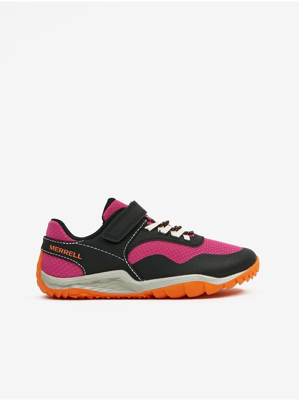 Merrell Black & Pink Girly Sneakers Merrell Trail Glove 7 A/C - Girls